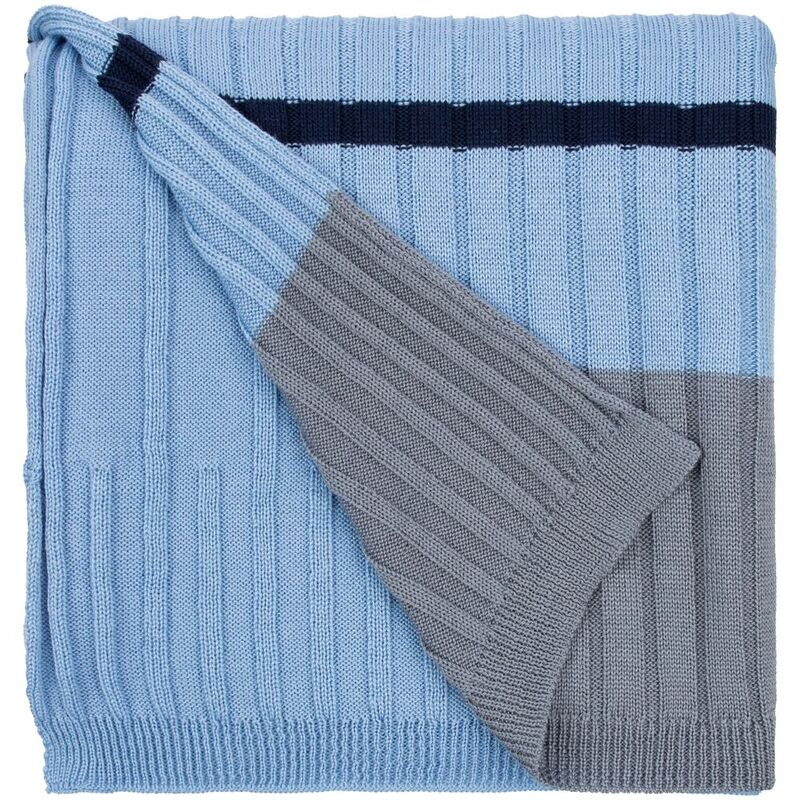 Плед Friolenta, синий с голубым арт.15687.14