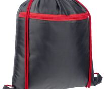 Детский рюкзак Novice, серый с красным арт.17333.15