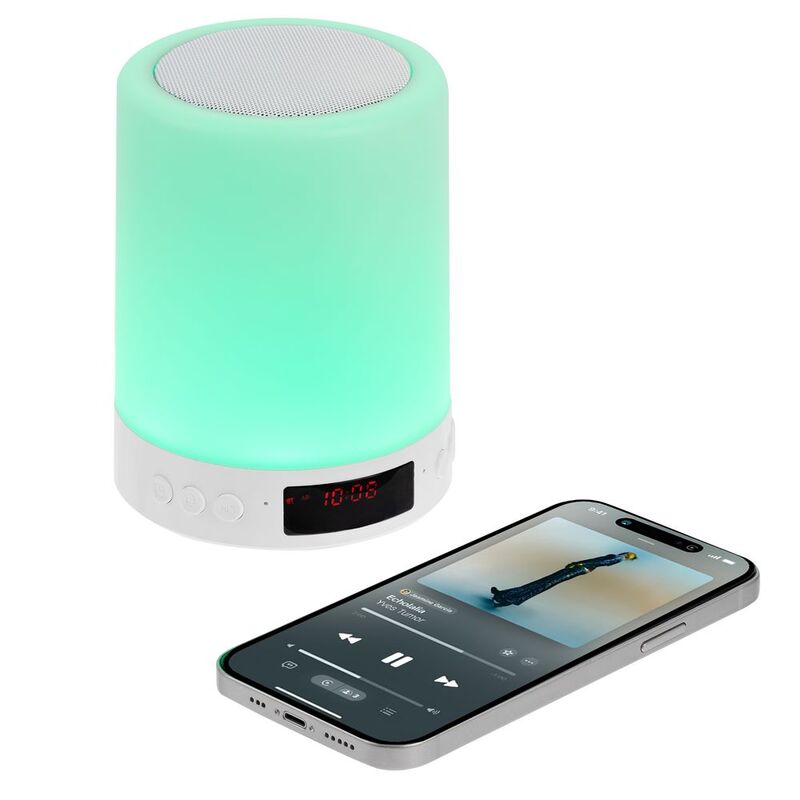 Мультимедийная станция с подсветкой glowShow, белая арт.15727.60