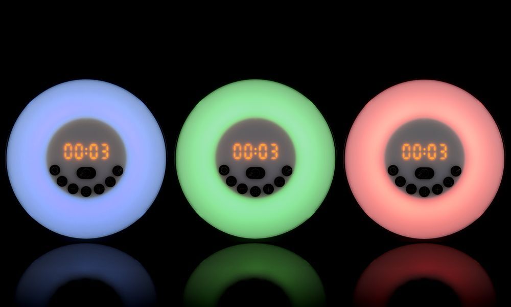 Лампа-колонка со световым будильником dreamTime, ver.2, черная арт.15729.30