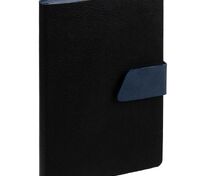 Ежедневник Boom, недатированный, черный с синим арт.15768.34