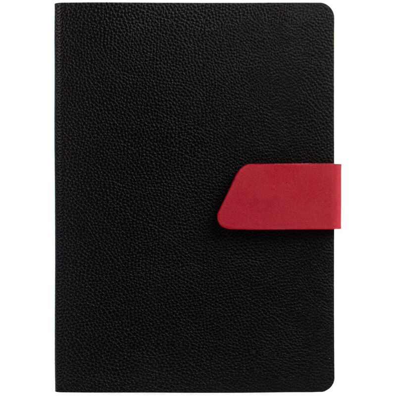 Ежедневник Boom, недатированный, черный с красным арт.15768.35