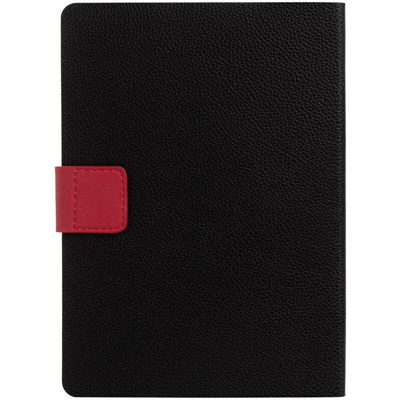Ежедневник Boom, недатированный, черный с красным арт.15768.35