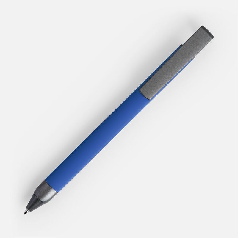 Ручка шариковая Standic Soft Touch с подставкой для телефона, синяя арт.16169.40