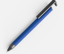 Ручка шариковая Standic Soft Touch с подставкой для телефона, синяя арт.16169.40