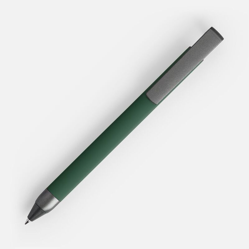Ручка шариковая Standic Soft Touch с подставкой для телефона, зеленая арт.16169.90