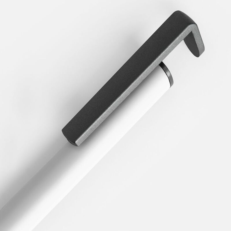 Ручка шариковая Standic Soft Touch с подставкой для телефона, белая арт.16169.60