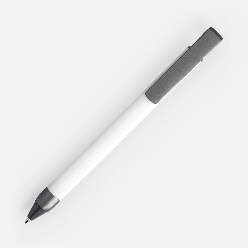 Ручка шариковая Standic Soft Touch с подставкой для телефона, белая арт.16169.60