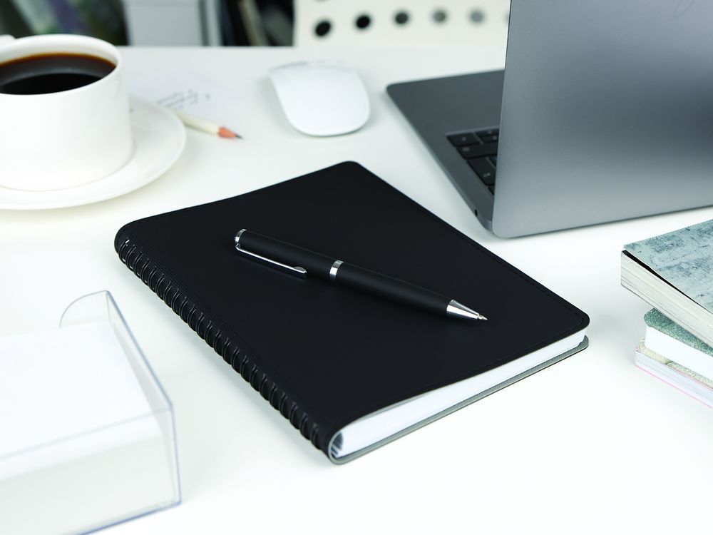 Ручка шариковая Inkish Chrome, черная арт.16173.30