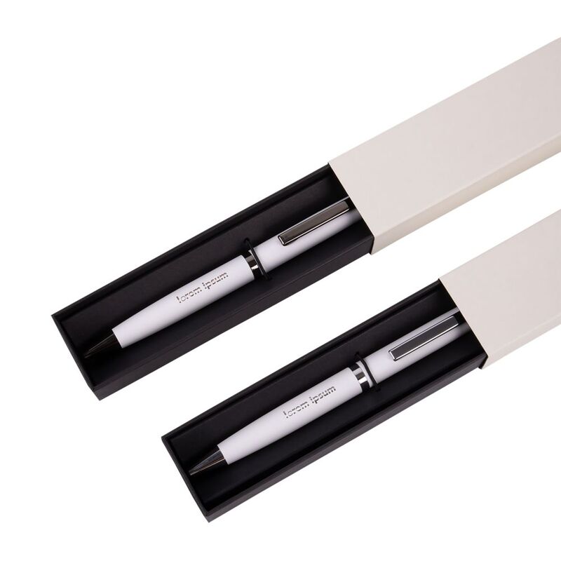 Ручка шариковая Inkish Chrome, белая арт.16173.60