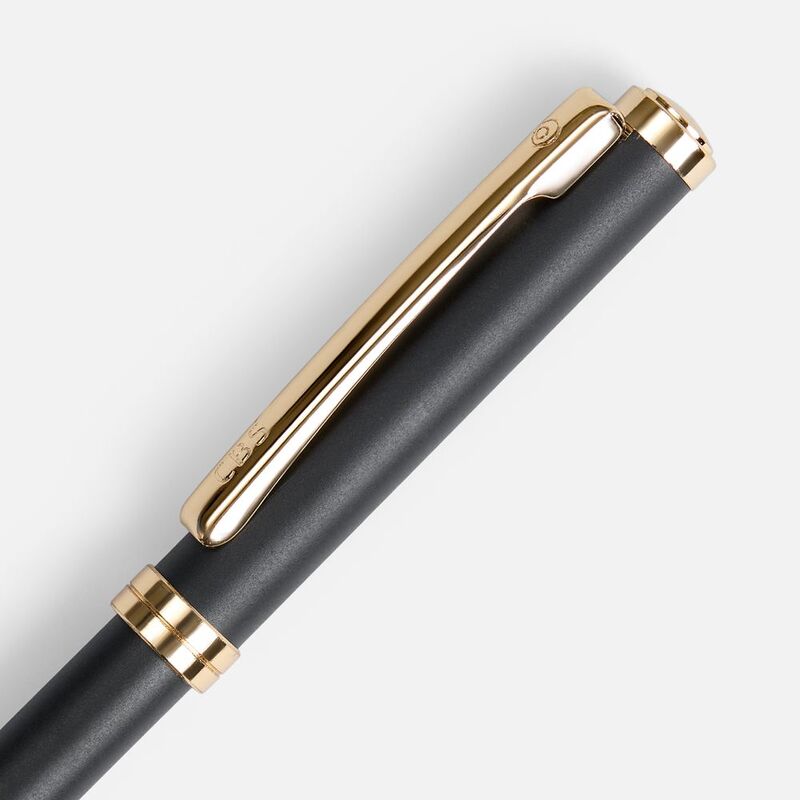 Ручка шариковая Delgado, матовая черная арт.21218.30