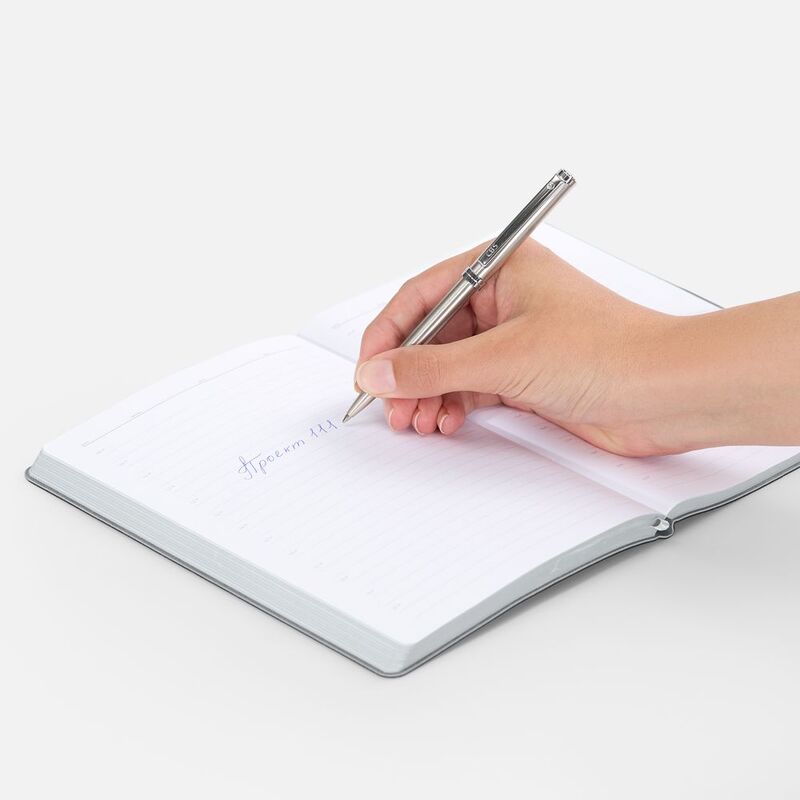 Ручка шариковая Delgado, серебристая арт.21218.00