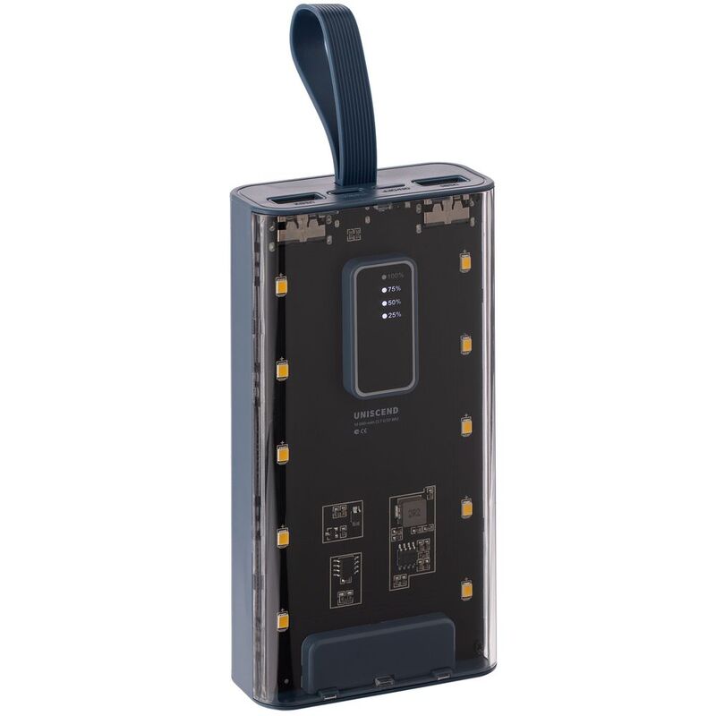 Аккумулятор Trellis Flat 10000 мАч, синий арт.23105.14