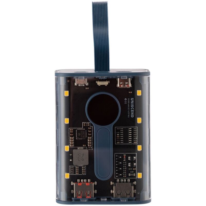 Аккумулятор с быстрой зарядкой Trellis Quick 10000 мАч, синий арт.23107.14