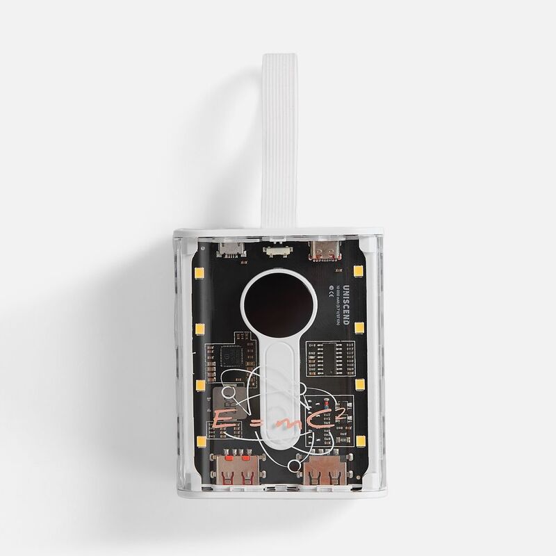 Аккумулятор с быстрой зарядкой Trellis Quick 10000 мАч, белый арт.23107.60