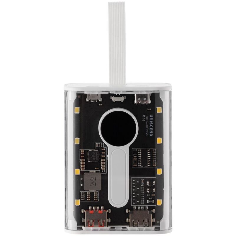 Аккумулятор с быстрой зарядкой Trellis Quick 10000 мАч, белый арт.23107.60