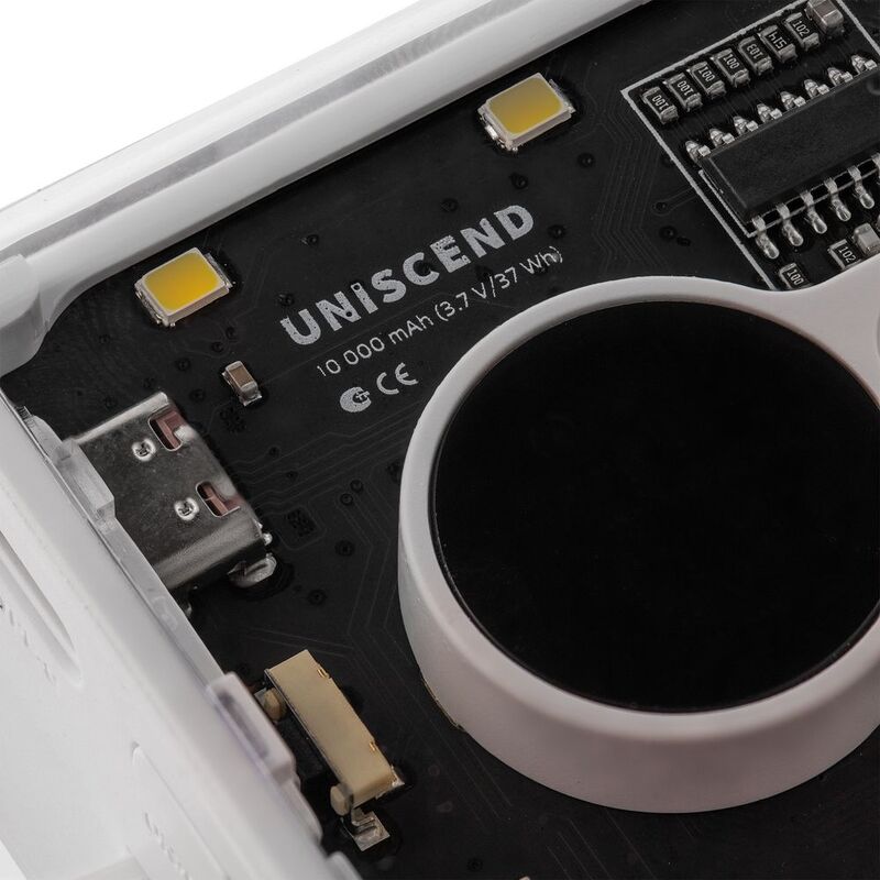 Аккумулятор с быстрой зарядкой Trellis Quick 10000 мАч, белый арт.23107.60