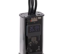 Аккумулятор с быстрой зарядкой Trellis Geek 10000 мАч, темно-серый арт.23108.13