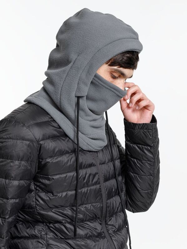 Балаклава-капюшон Nesse, серая арт.15735.11