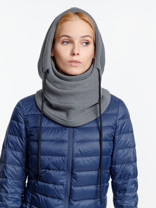 Балаклава-капюшон Nesse, серая арт.15735.11