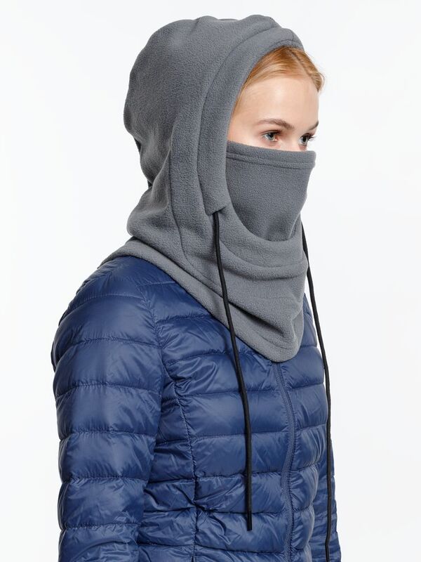 Балаклава-капюшон Nesse, серая арт.15735.11