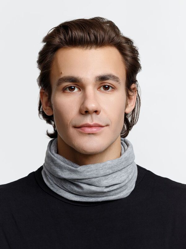 Многофункциональная бандана Dekko, серый меланж арт.15737.11