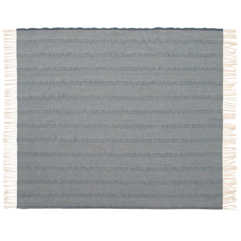 Плед &laquo;Сенеж&raquo;, серо-синий арт.16258.41