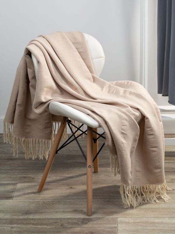 Плед &laquo;Сенеж&raquo;, бежевый арт.16258.00