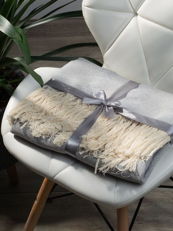 Плед &laquo;Сенеж&raquo;, серый арт.16258.10