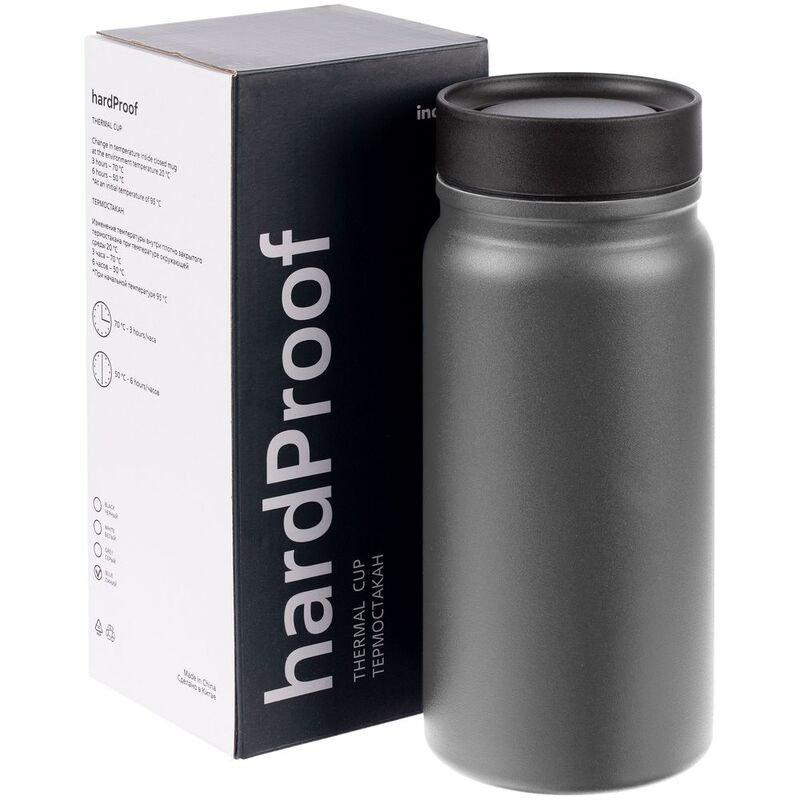Термостакан Hardproof, серый арт.15738.10