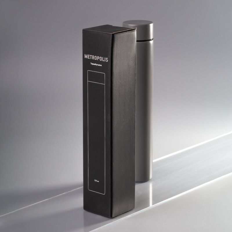 Термобутылка Metropolis, серая арт.15740.10