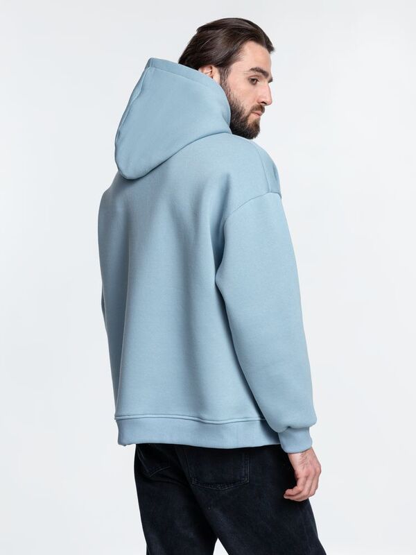 Худи Kulonga Oversize, серо-голубое арт.14101.14