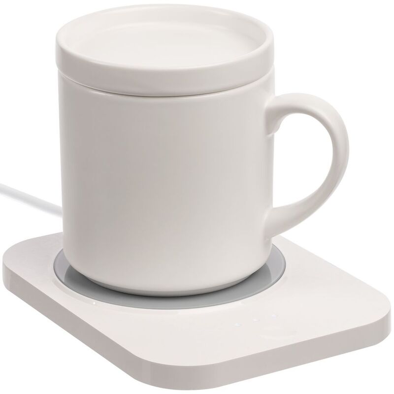 Кружка с подогревом и беспроводной зарядкой dualBase plus, белая арт.15783.60