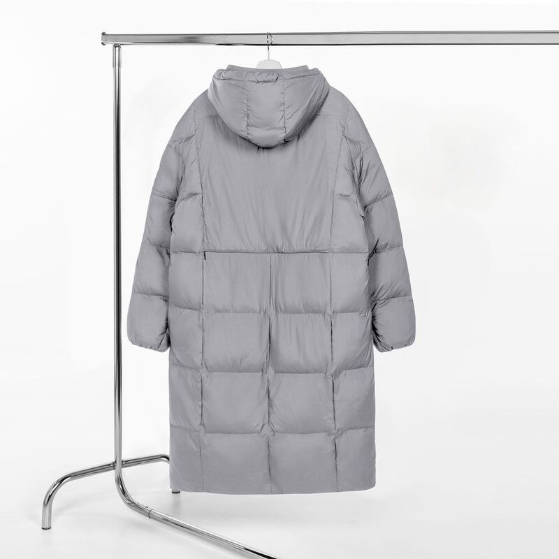 Пуховик унисекс Kapsula, серый арт.15790.10