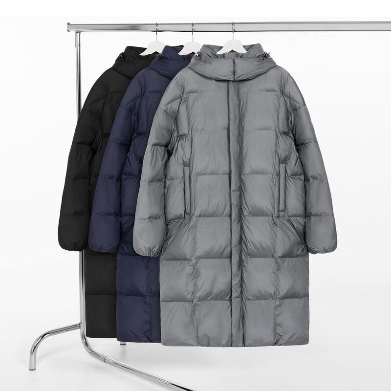 Пуховик унисекс Kapsula, темно-синий арт.15790.40