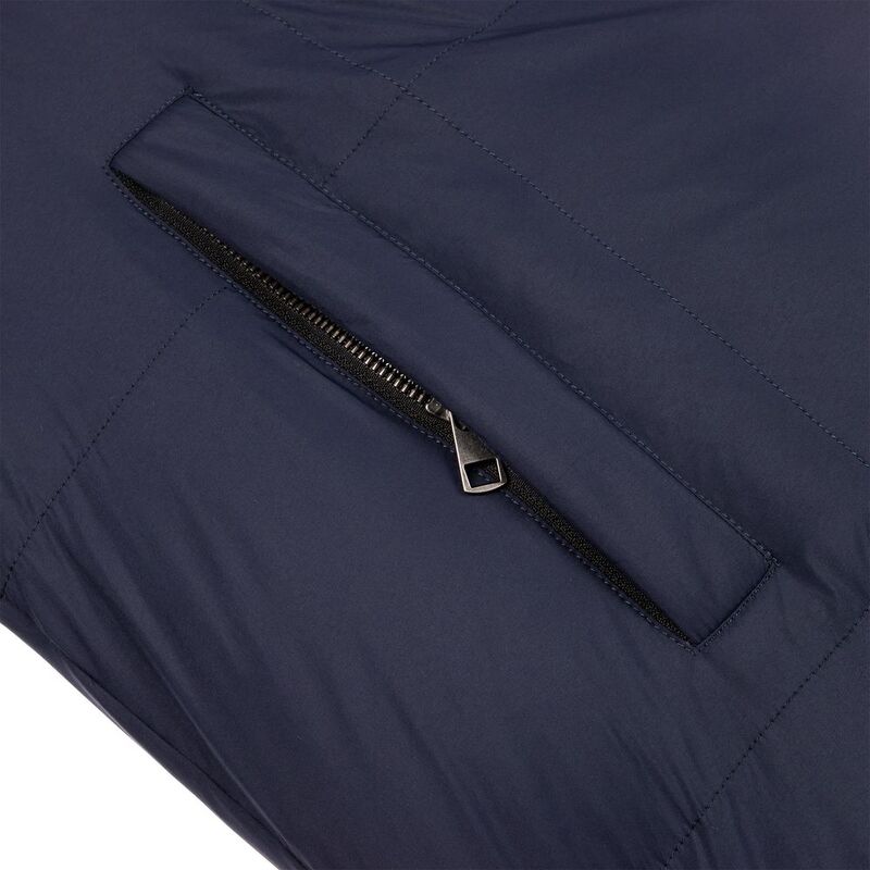 Пуховик унисекс Kapsula, темно-синий арт.15790.40