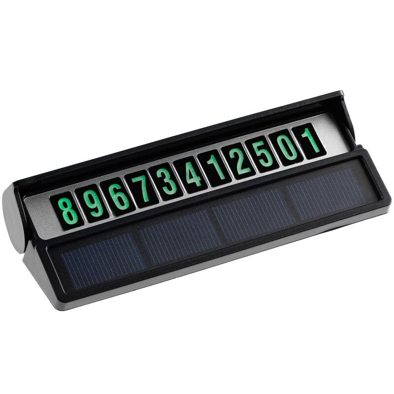 Парковочная визитка Litera Solar, черная арт.17737.30