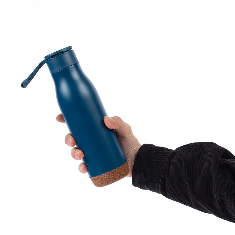 Термобутылка Steady, синяя арт.13557.40