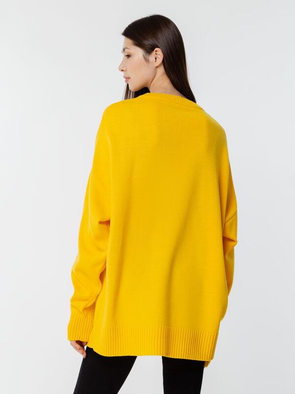 Джемпер оверсайз унисекс Stated в сумке, желтый арт.16760.80