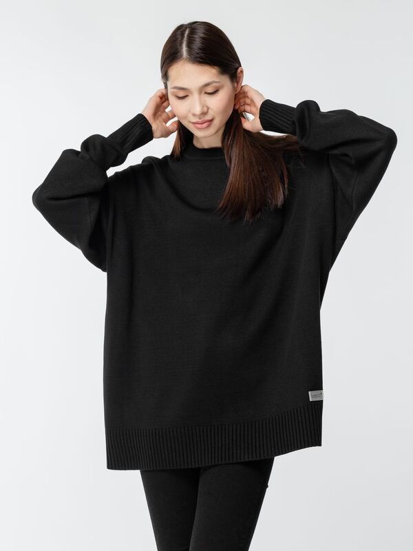 Джемпер оверсайз унисекс Stated в сумке, черный арт.16760.30