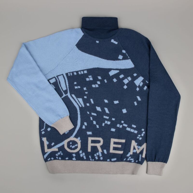 Джемпер на заказ Tricksy Net Reglan, полушерсть арт.18244.02