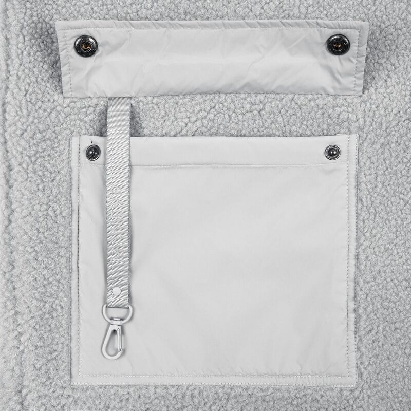 Куртка унисекс Oblako, светло-серая арт.20419.10