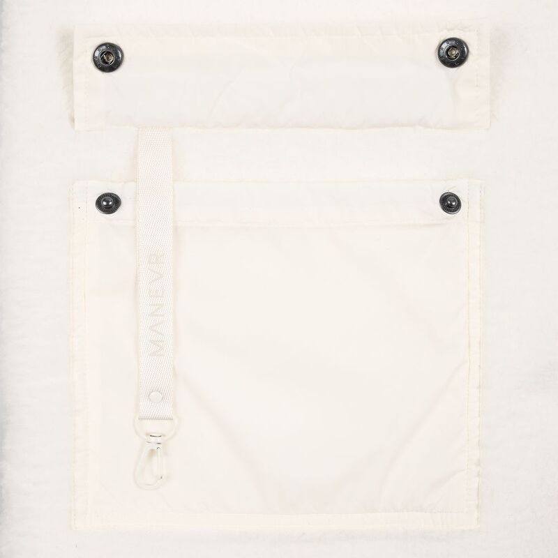 Куртка унисекс Oblako, молочно-белая арт.20419.60