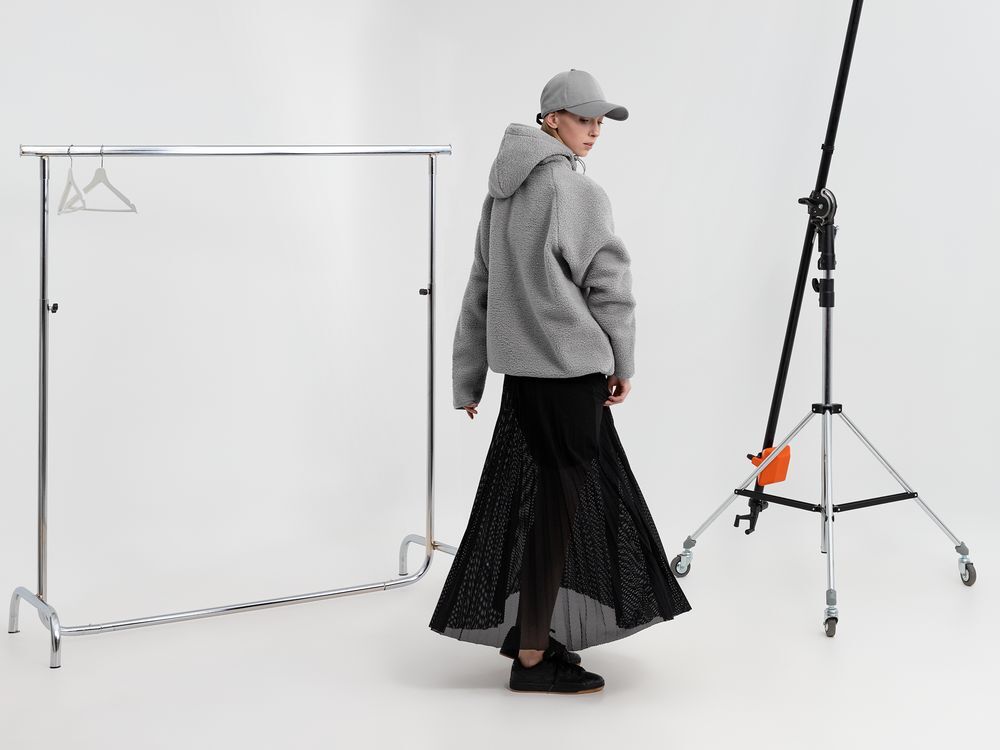 Анорак унисекс Oblako, светло-серый арт.20420.10