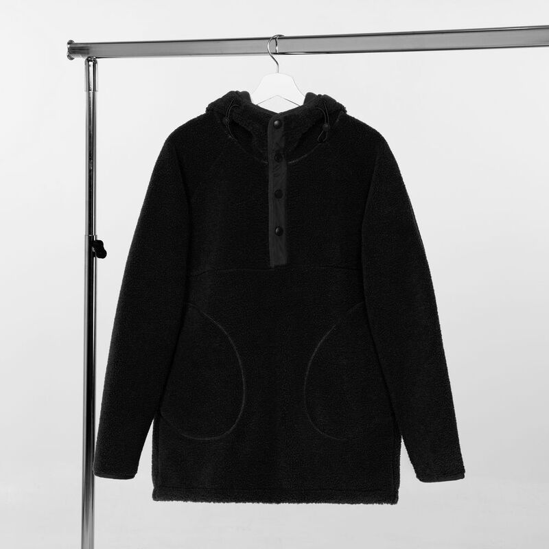 Анорак унисекс Oblako, черный арт.20420.30