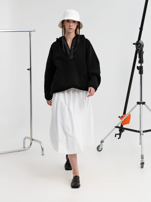 Анорак унисекс Oblako, черный арт.20420.30