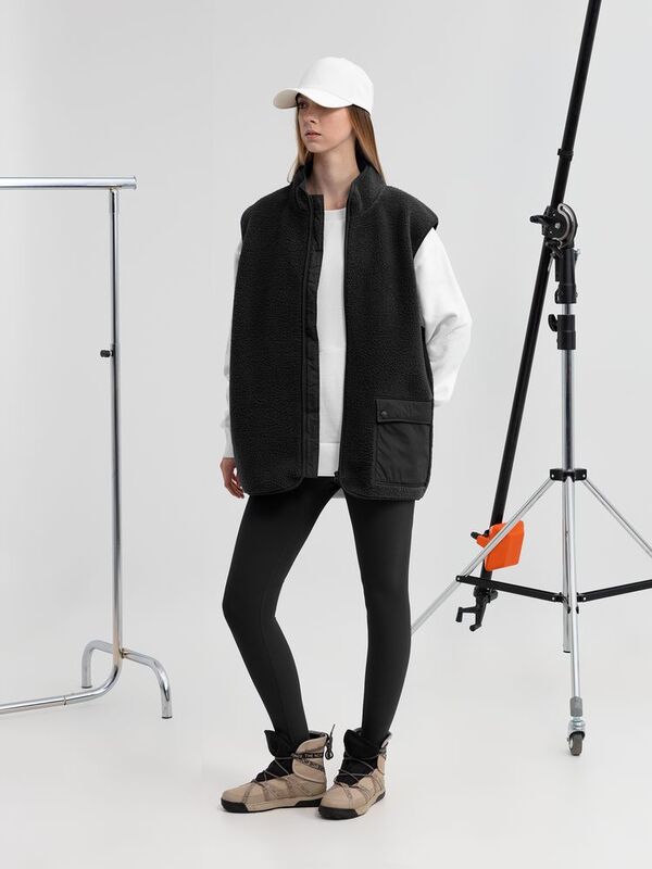 Жилет унисекс Oblako, черный арт.20421.30