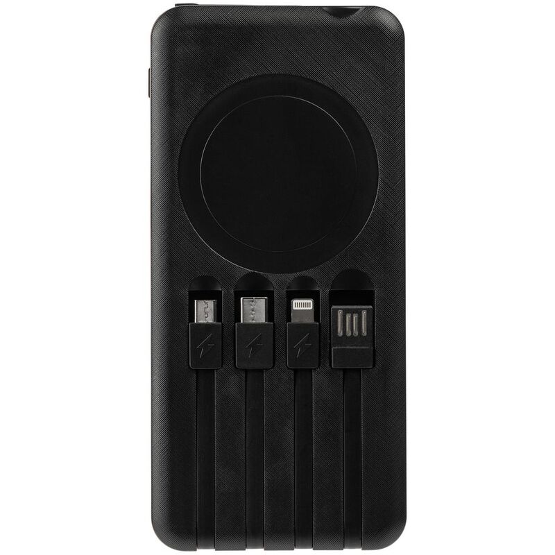 Аккумулятор с беспроводной зарядкой Holiday Maker Wireless, 10000 мАч, синий арт.24979.40