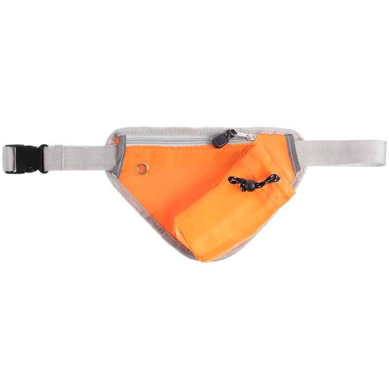 Сумка поясная с отделением для бутылки Waterun, оранжевая арт.16288.20