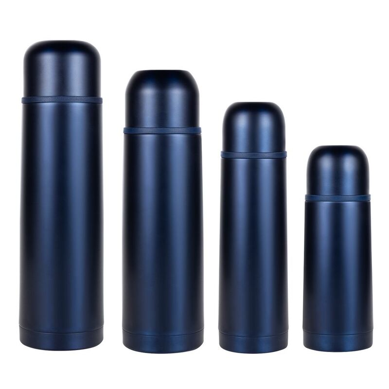 Термос Relaxika 750, темно-синий арт.13177.43